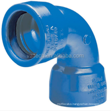 Pipe fitting double socket Elbow Bent for PVC pipe